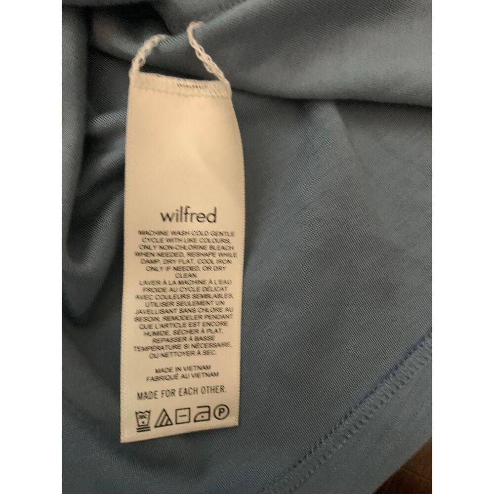 Aritzia Wilfred Relish Light Blue Dress Size Large - Picture 8 of 8
